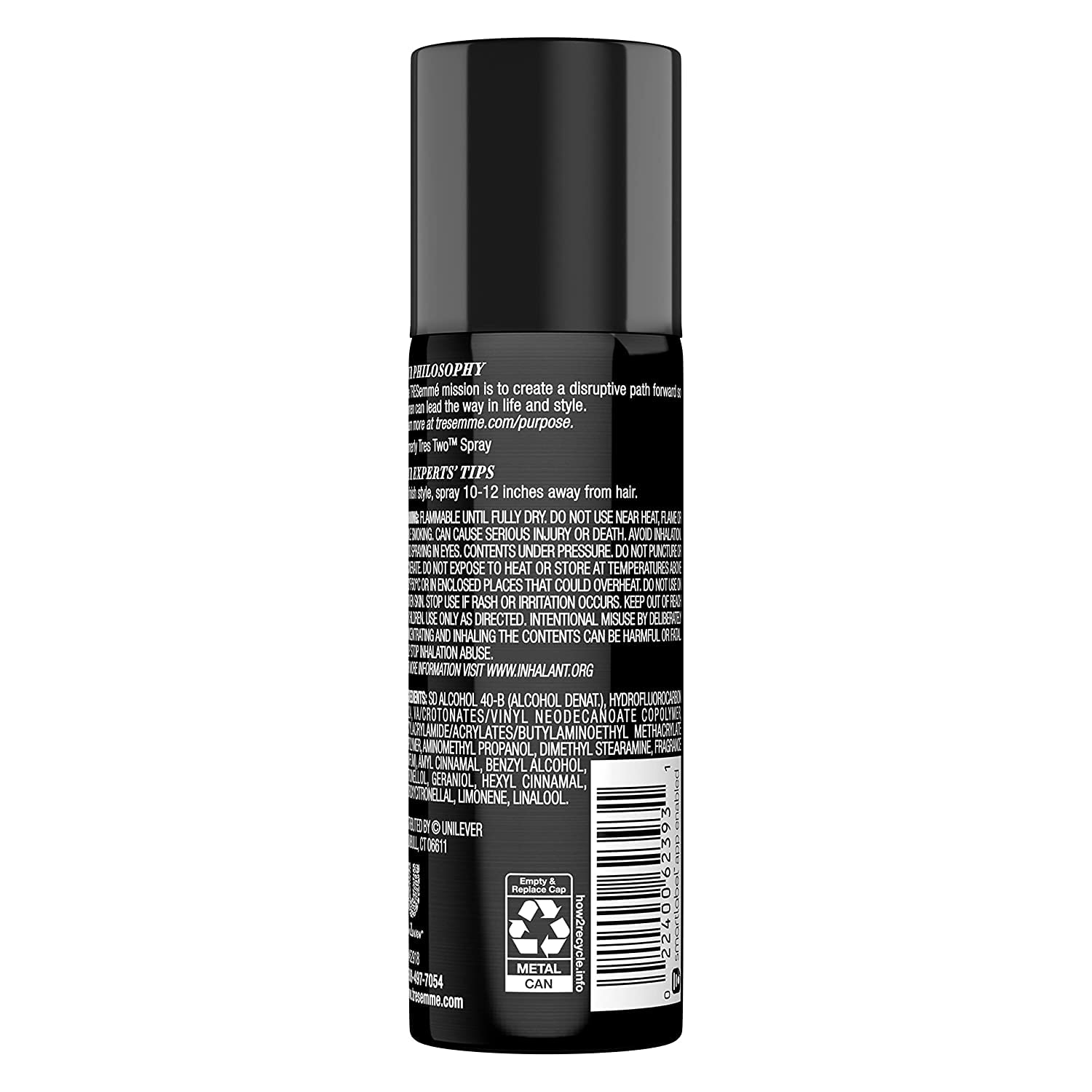 TRESemmé TRES Two Extra Hold Hair Spray – 1.5 oz (Pack of 6)