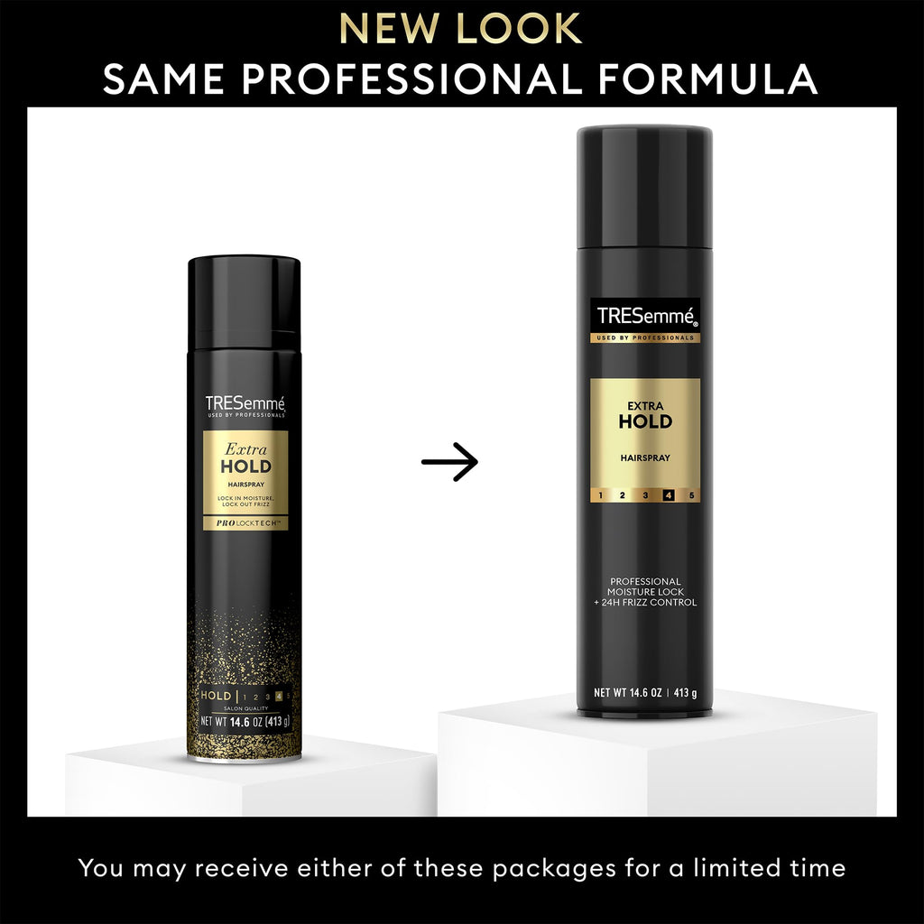 TRESemmé Extra Hold Hairspray 2-Pack + Keratin Repair Mask Set | 24H Frizz Control