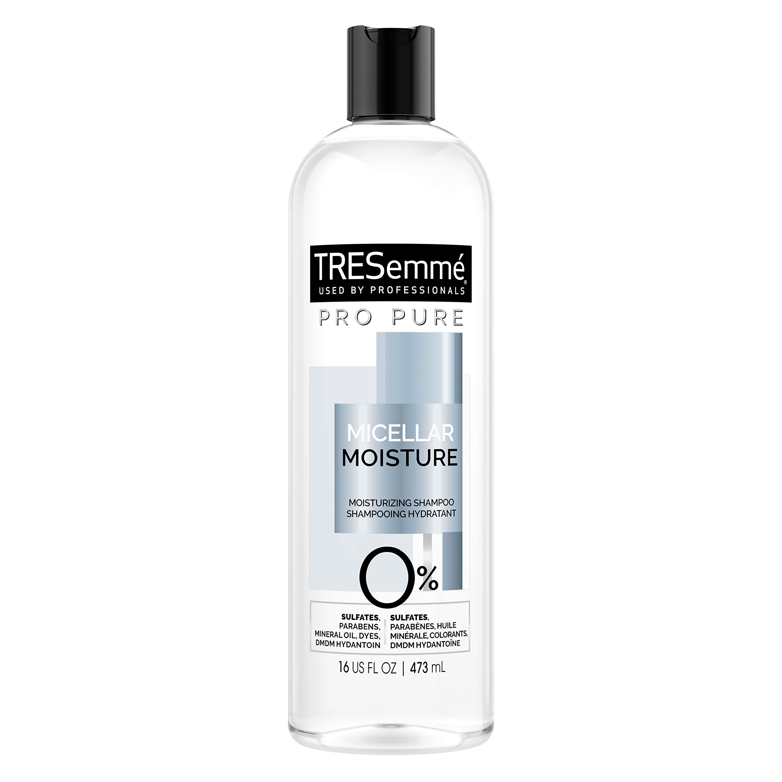 TRESemmé Pro Pure Micellar Moisture Shampoo – Paraben & Dye Free, Daily Hydration for Dry Hair | 16 oz