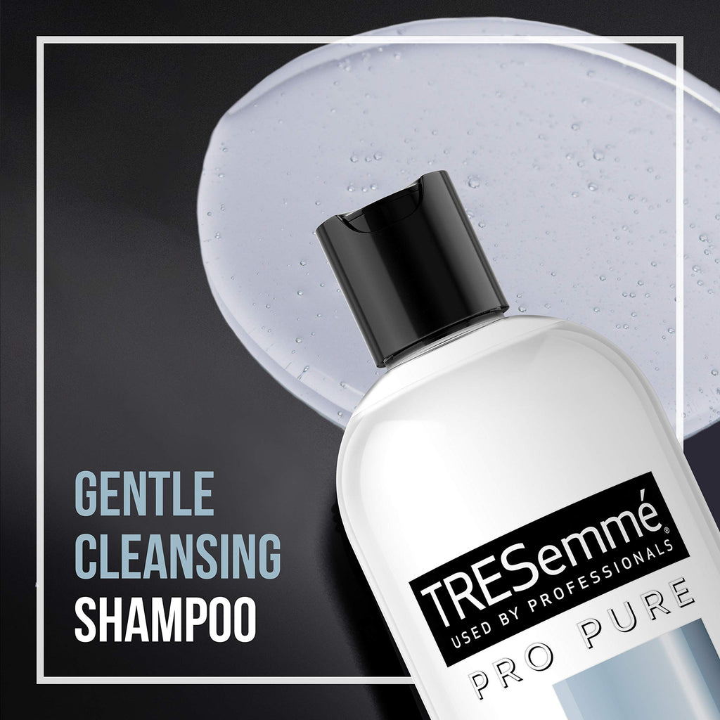 TRESemmé Pro Pure Micellar Moisture Shampoo – Paraben & Dye Free, Daily Hydration for Dry Hair | 16 oz