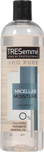 TRESemmé Pro Pure Micellar Moisture Shampoo – Paraben & Dye Free, Daily Hydration for Dry Hair | 16 oz