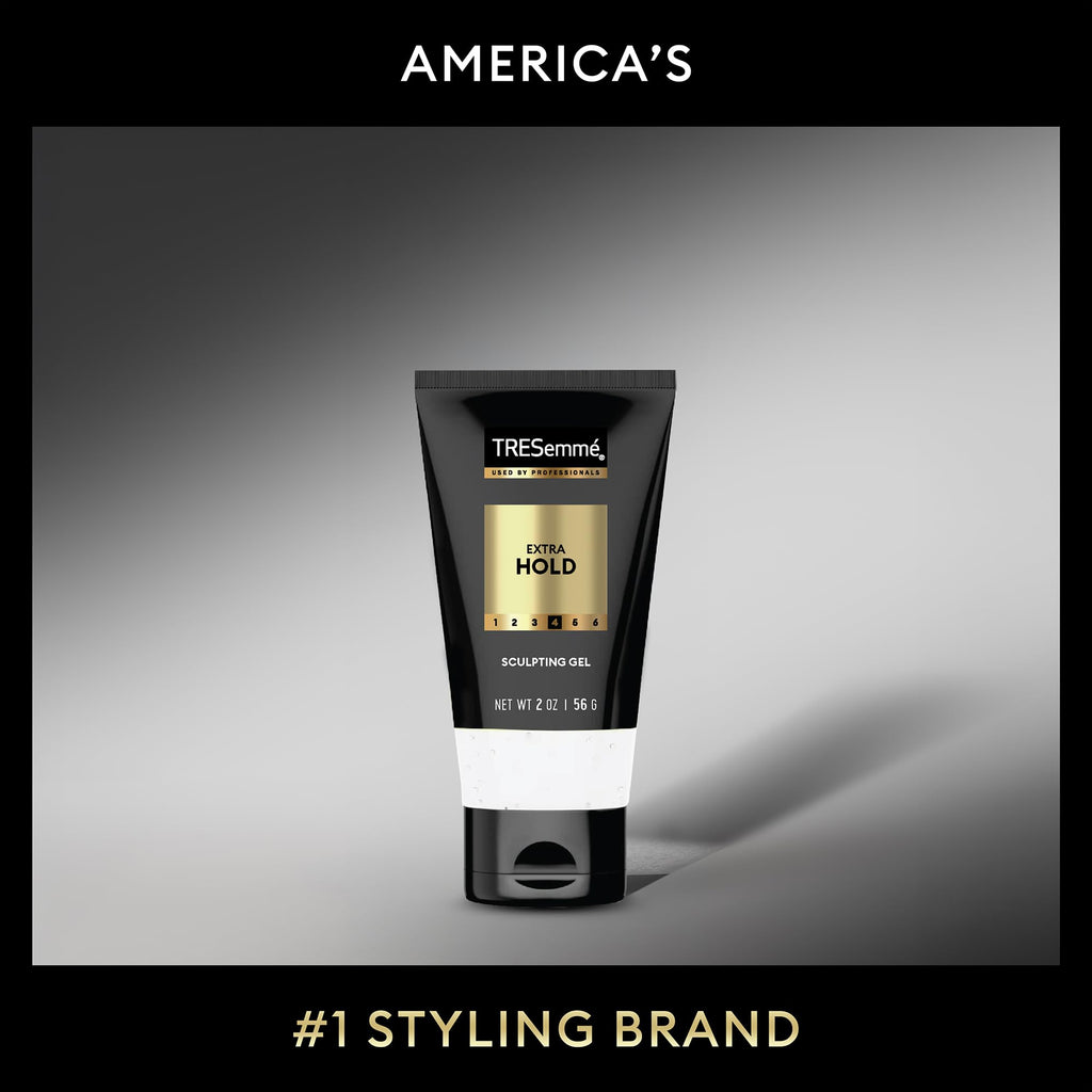 TRESemmé Sculpting Gel Travel-Size – Extra Hold, 24H Frizz Control, 12-Pack (2 oz Each)