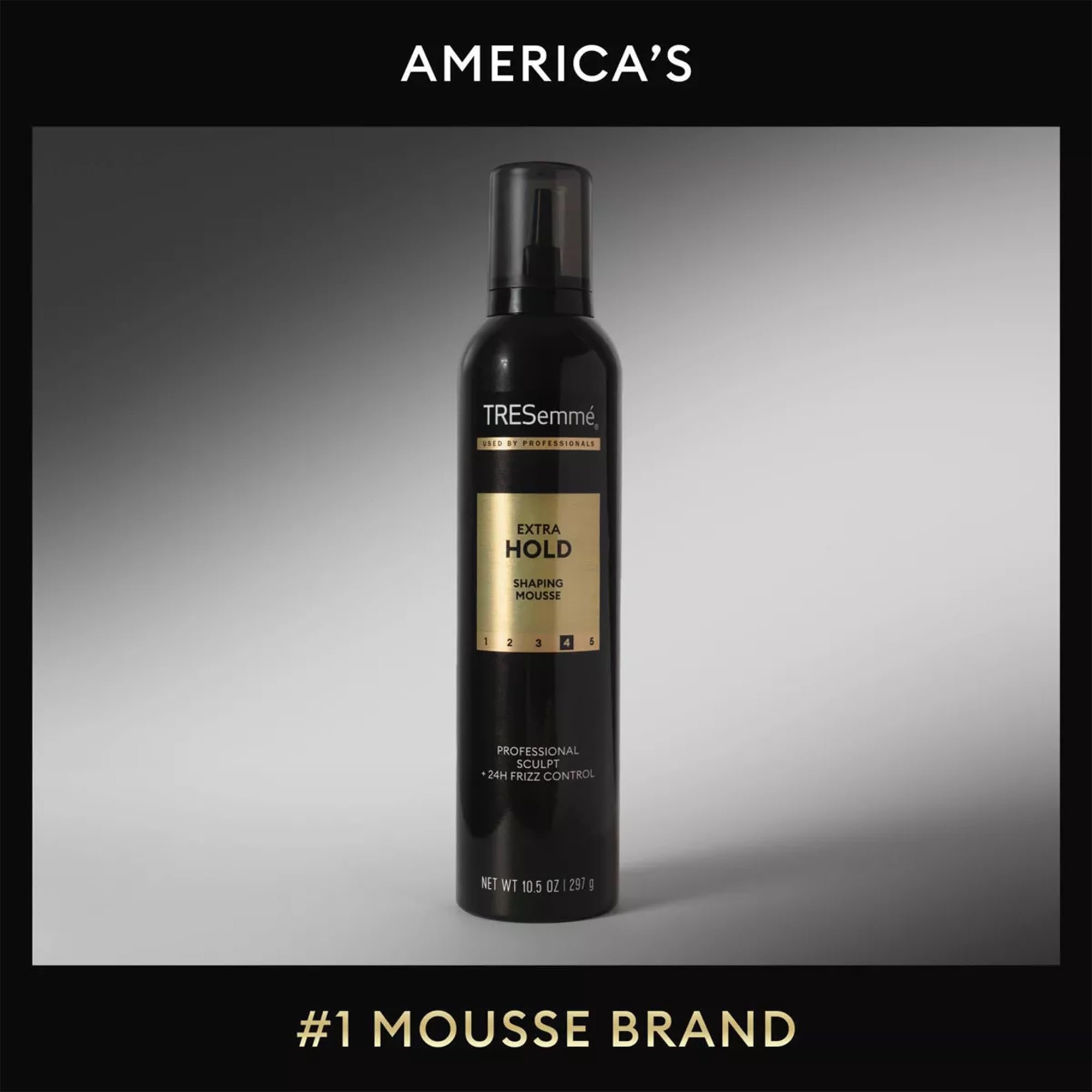 TRESemmé Shaping Mousse Extra Hold – 2-Pack + Travel Size (Moisturizing, Frizz Control)