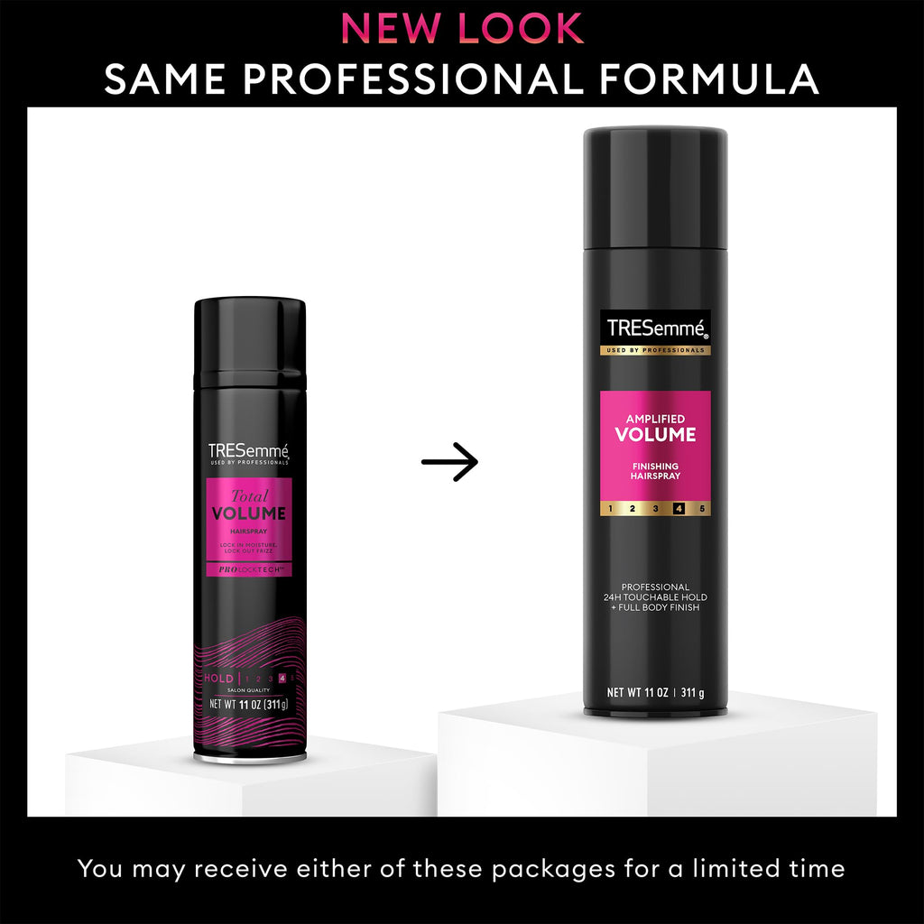 TRESemmé Total Volume Hairspray 2-Pack & Keratin Repair Hair Mask – All-Day Hold, Anti-Frizz