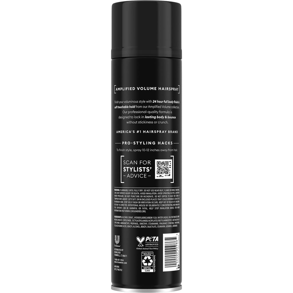 TRESemmé Total Volume Hairspray 2-Pack & Keratin Repair Hair Mask – All-Day Hold, Anti-Frizz