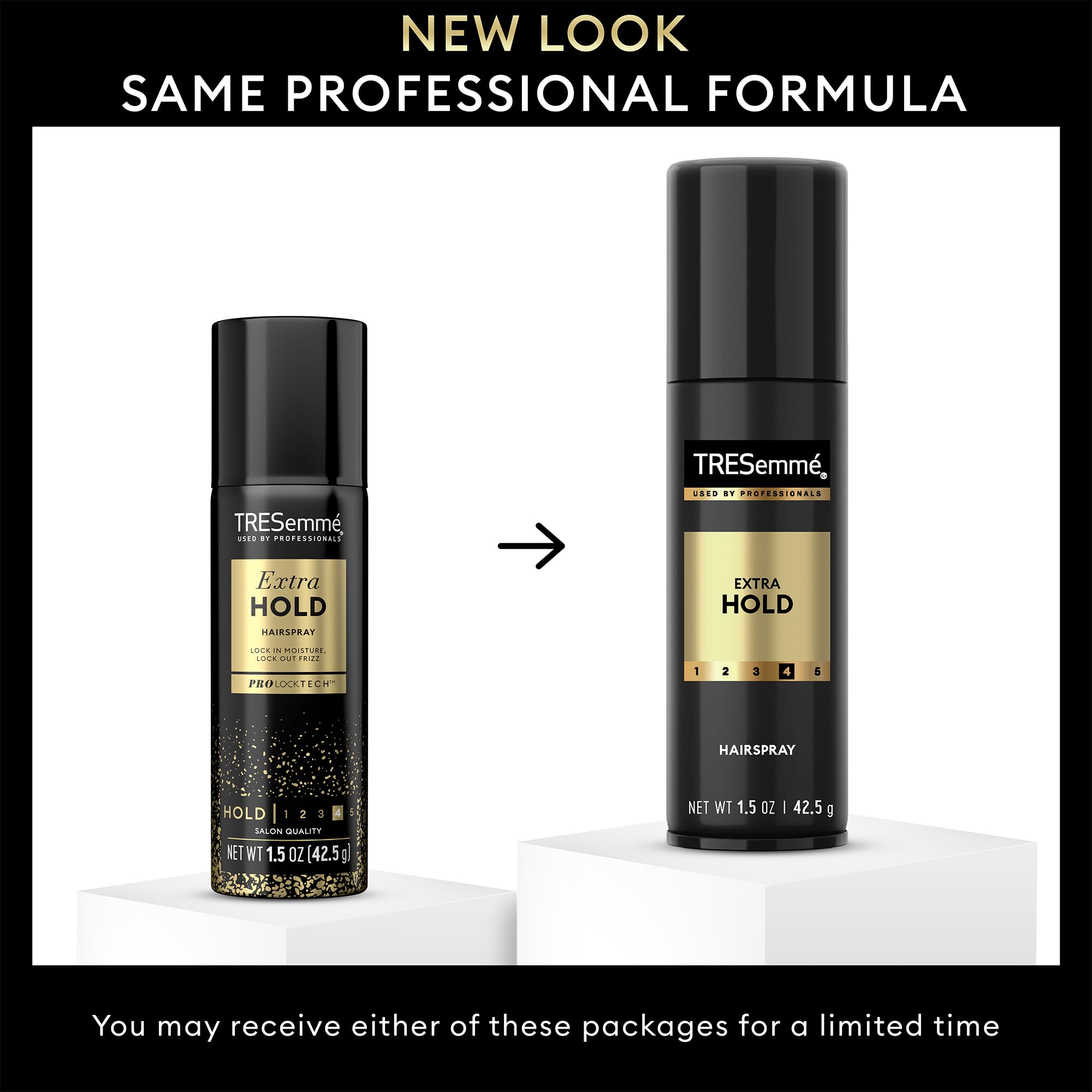 TRESemmé Travel Hairspray Extra Hold – 24-Pack, On-the-Go Frizz & Humidity Protection
