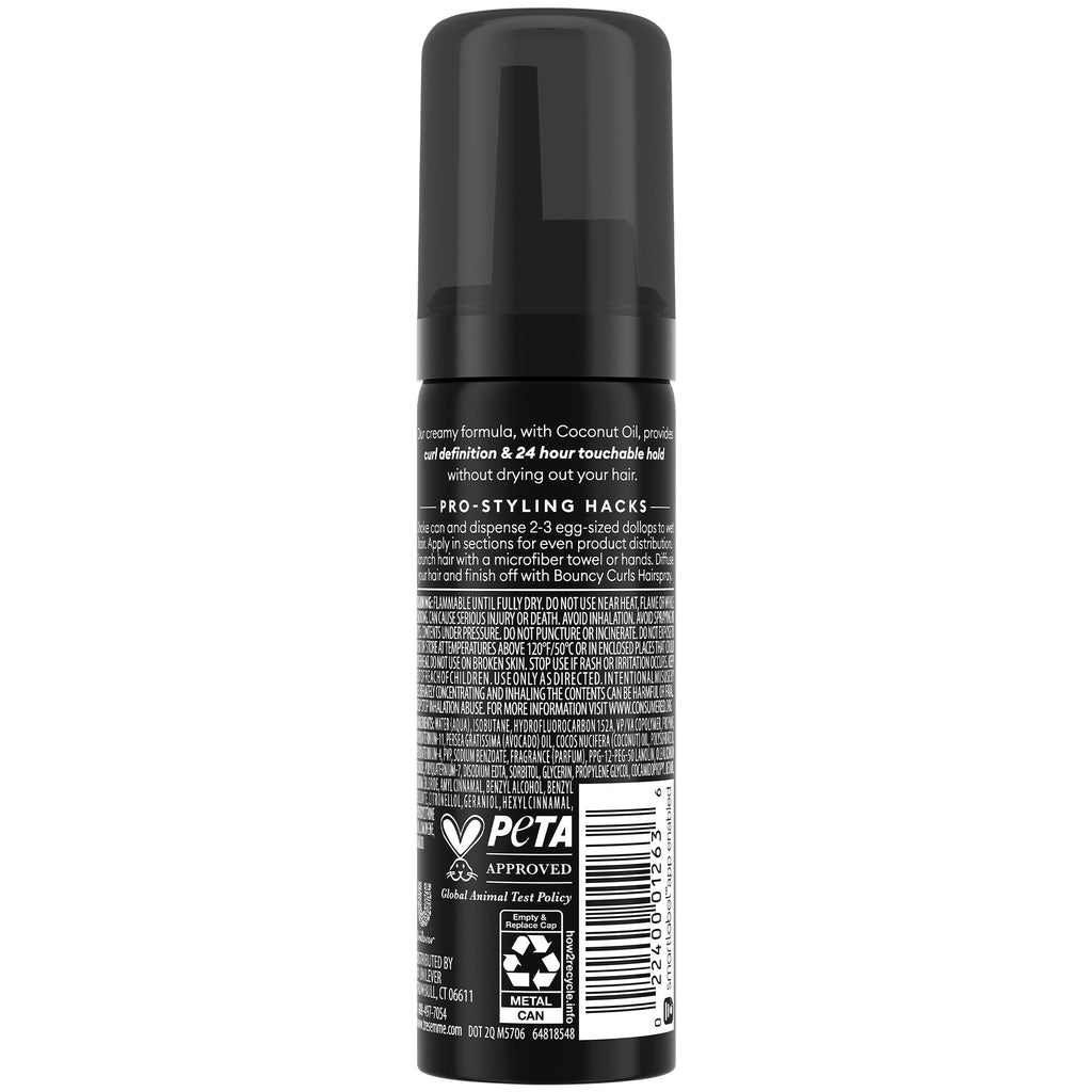 TRESemmé Defining Hair Mousse – Bouncy Curls, Travel-Size 6-Pack