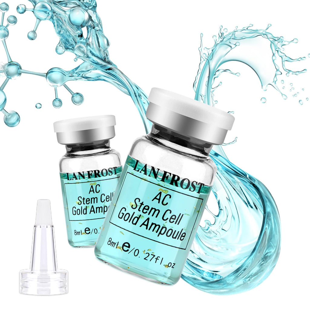 TRESSON BB Facial Glow Starter Kit – Serum with Hyaluronic Acid & AC Stem Cell Gold Ampoules (12 Vials)