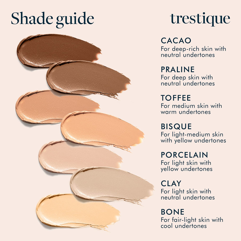 TRE'STIQUE Concealer Crayon – Refillable Under Eye Concealer with Built-In Sponge