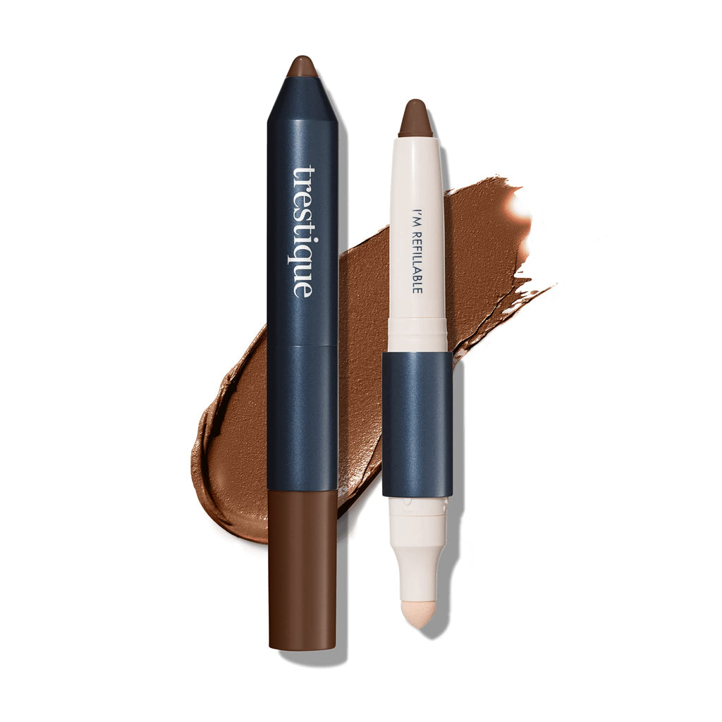 TRE'STIQUE Concealer Crayon – Refillable Under Eye Concealer with Built-In Sponge