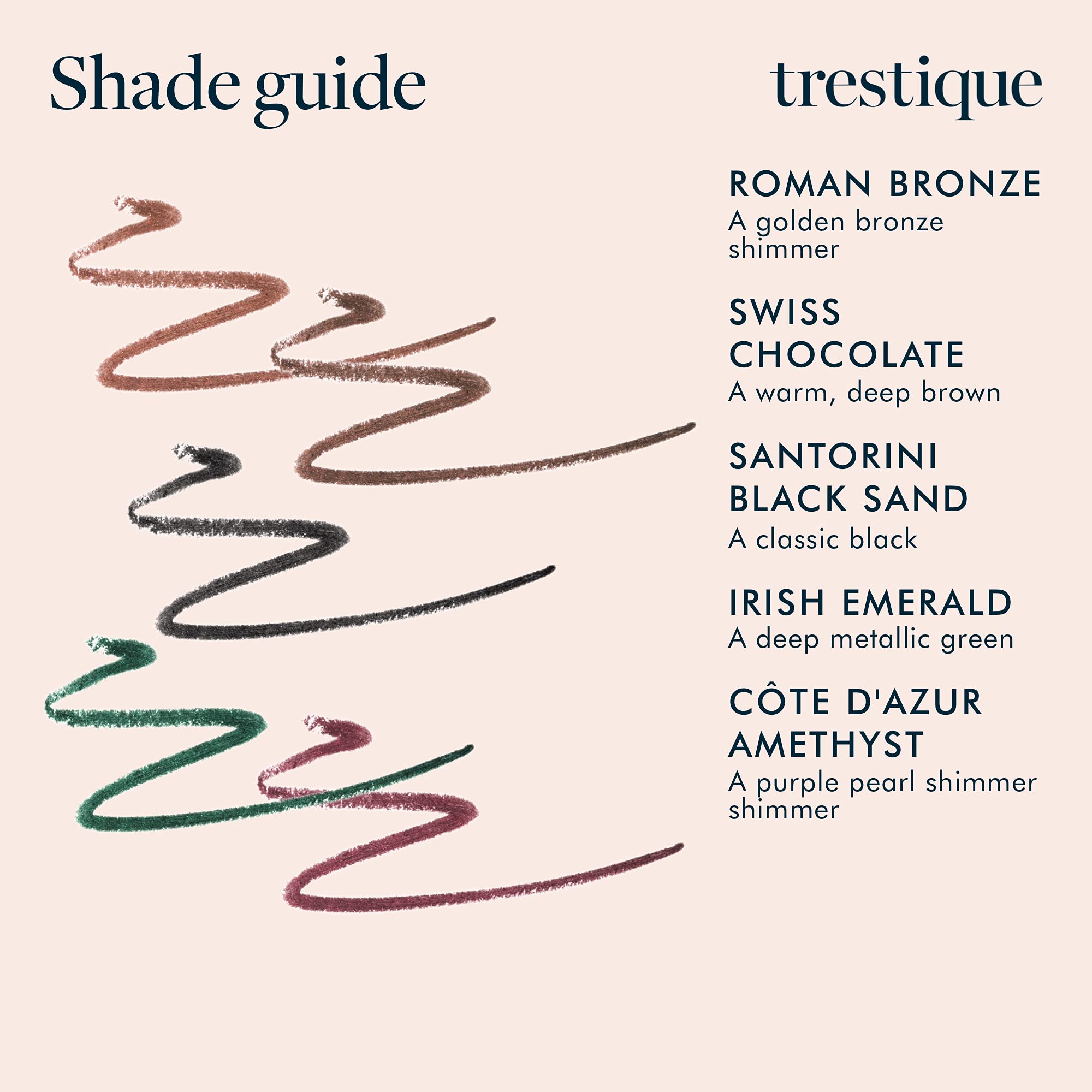 TRE'STIQUE Eyeliner — Refillable, Long-Lasting Gel Eyeliner with Built-In Smudger