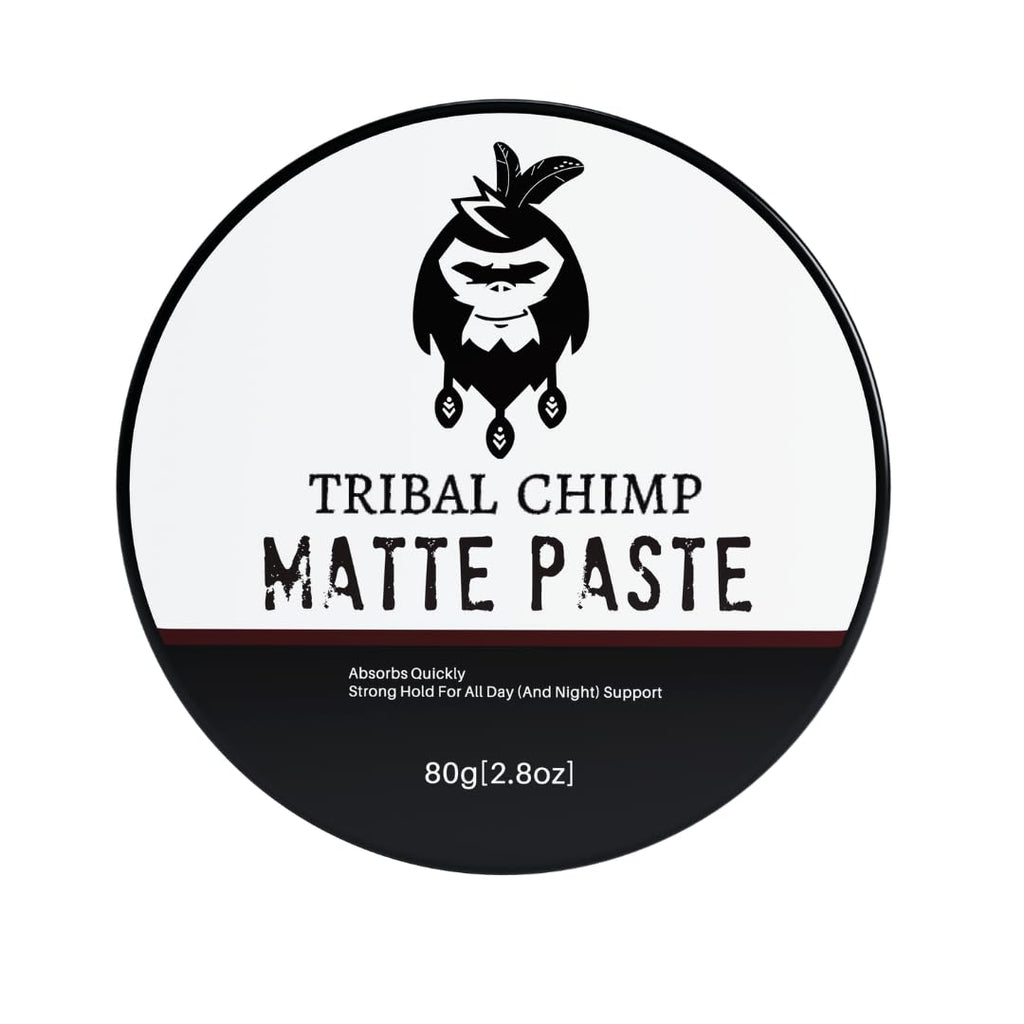 Tribal Chimp Matte Hair Styling Paste – Medium to Strong Hold, Matte Finish, 80g