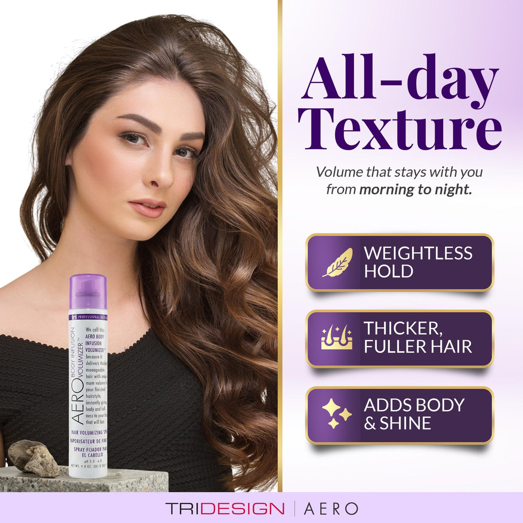 TRIDESIGN Aero Body Infusion Volumizer – Weightless Root Lift & Fullness
