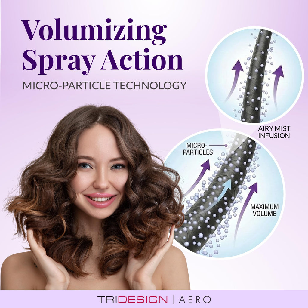 TRIDESIGN Aero Body Infusion Volumizer – Weightless Root Lift & Fullness
