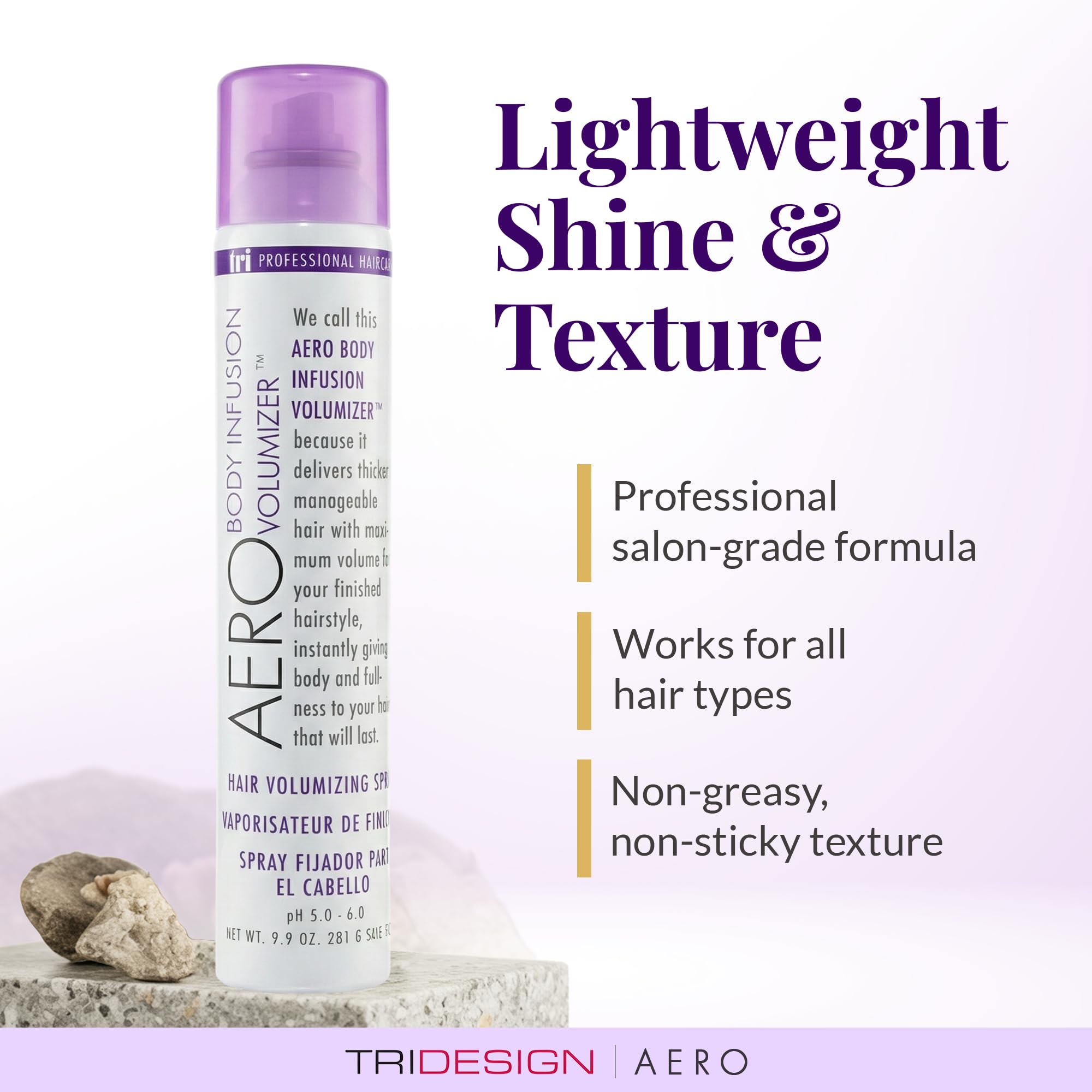 TRIDESIGN Aero Body Infusion Volumizer – Weightless Root Lift & Fullness
