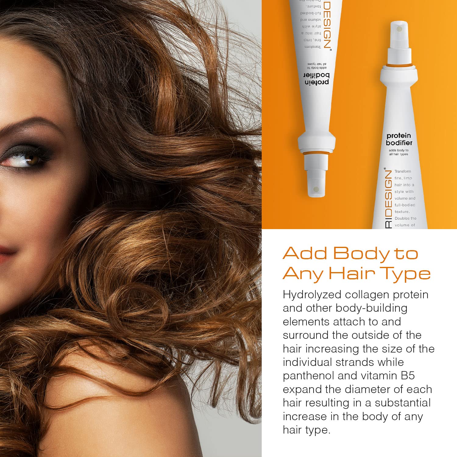 TRIDESIGN Protein Bodifier Hairspray – Volumizing Texture for All Hair Types (9.5 oz)