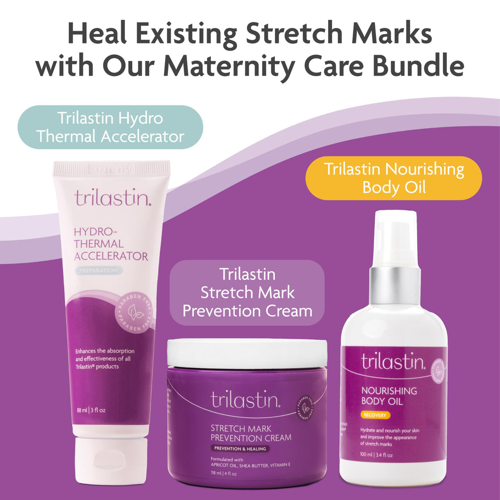 TriLASTIN Hydro-Thermal Accelerator – Vitamin-Infused Moisturizer for Pregnancy & Postpartum Skin