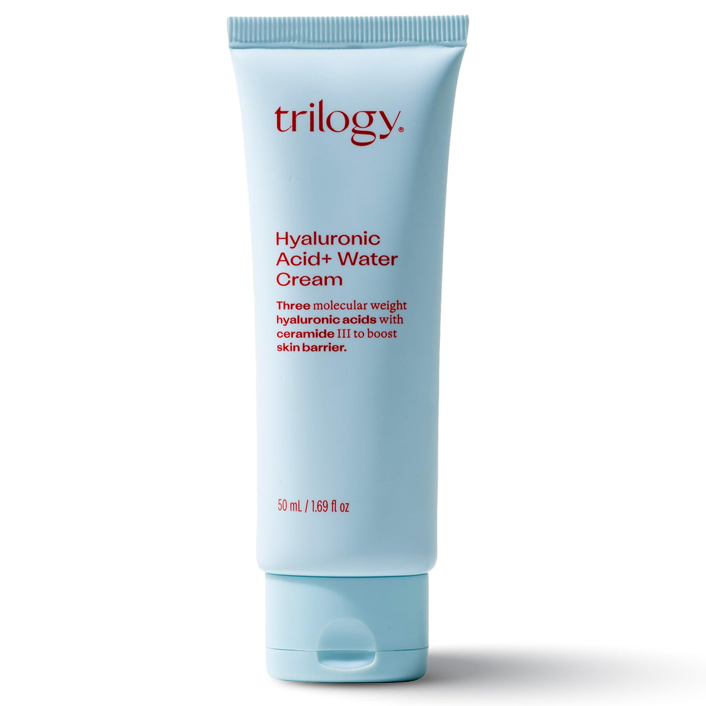 Trilogy Hyaluronic Acid+ Water Cream — Lightweight Hydration with Ceramides & Glycoin (1.69 fl oz)