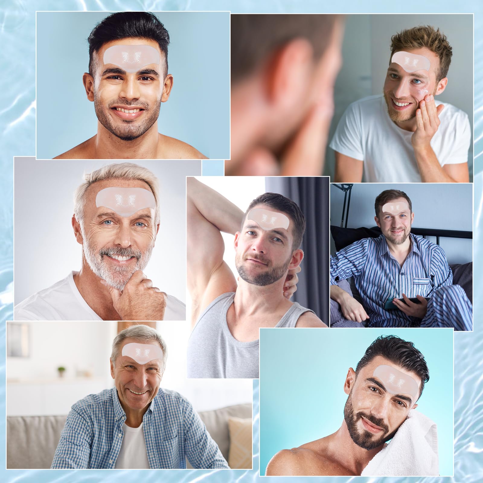 Tripsky Forehead Wrinkle Patches – Collagen Jelly Patches 20pcs