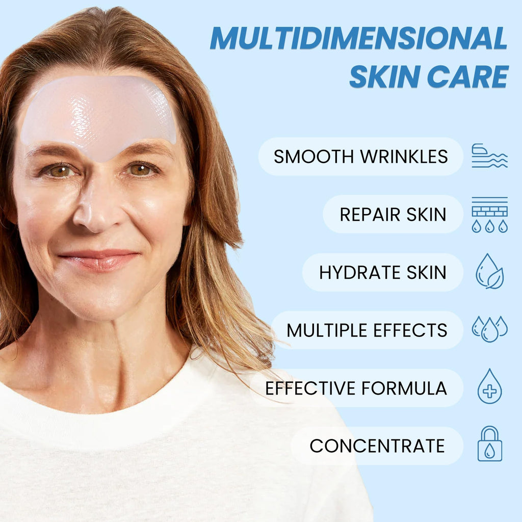 Tripsky Forehead Wrinkle Patches – Collagen Jelly Patches 20pcs