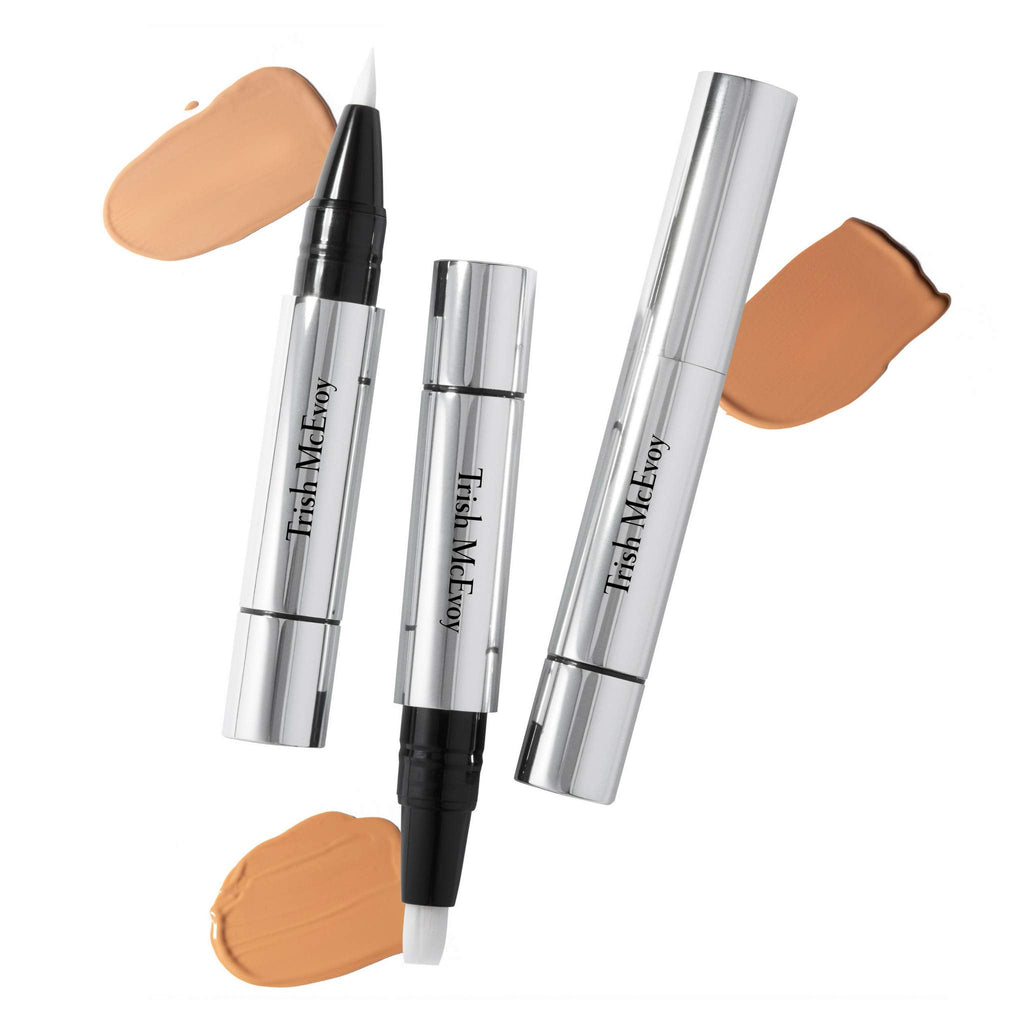 Trish McEvoy Correct & Brighten Shadow Eraser Shade 2 Peach – Lightweight Under-Eye Brightener