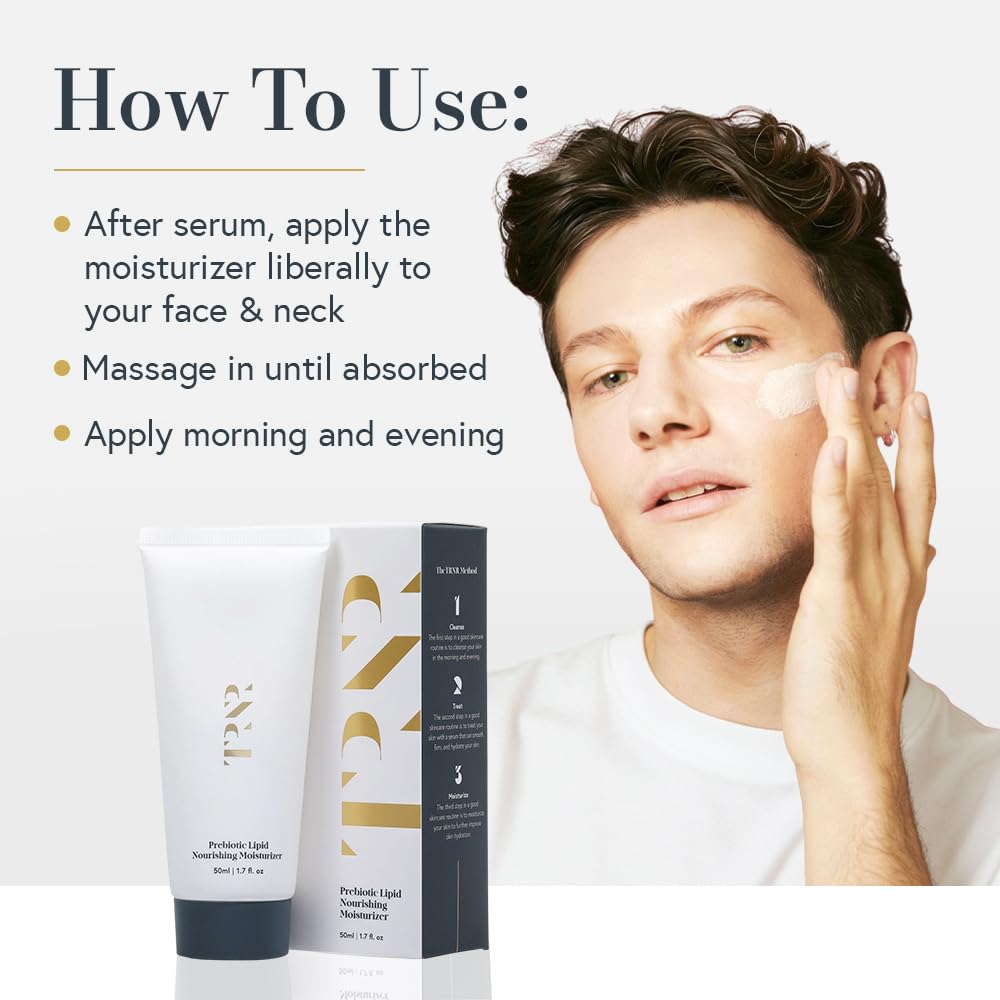 TRNR Prebiotic Lipid Nourishing Facial Moisturizer — Hydrating Plant-Based Skincare (50ml)