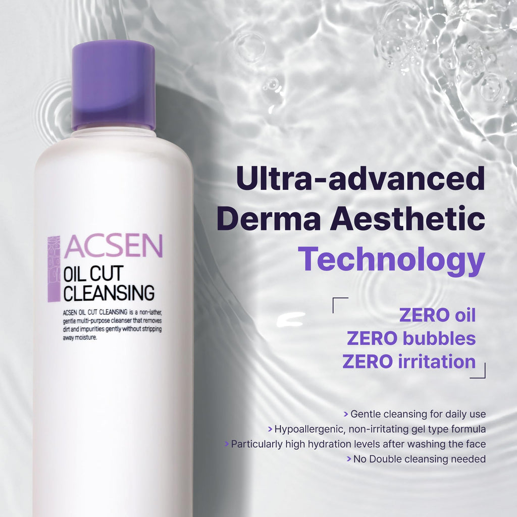 Troiareuke ACSEN Oil Cut Cleansing – Oil-Free Cleanser for Sensitive, Acne-Prone Skin