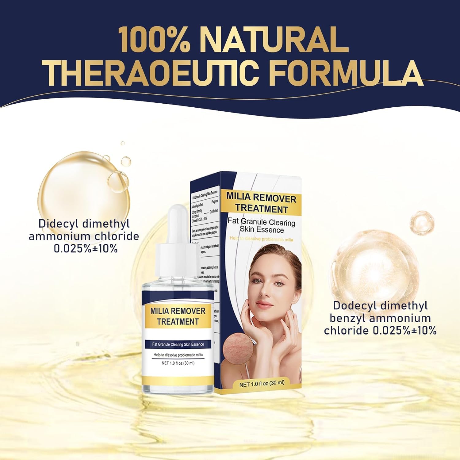 TROMED Milia Remover Serum for Eyes & Face | Salicylic Acid Solution