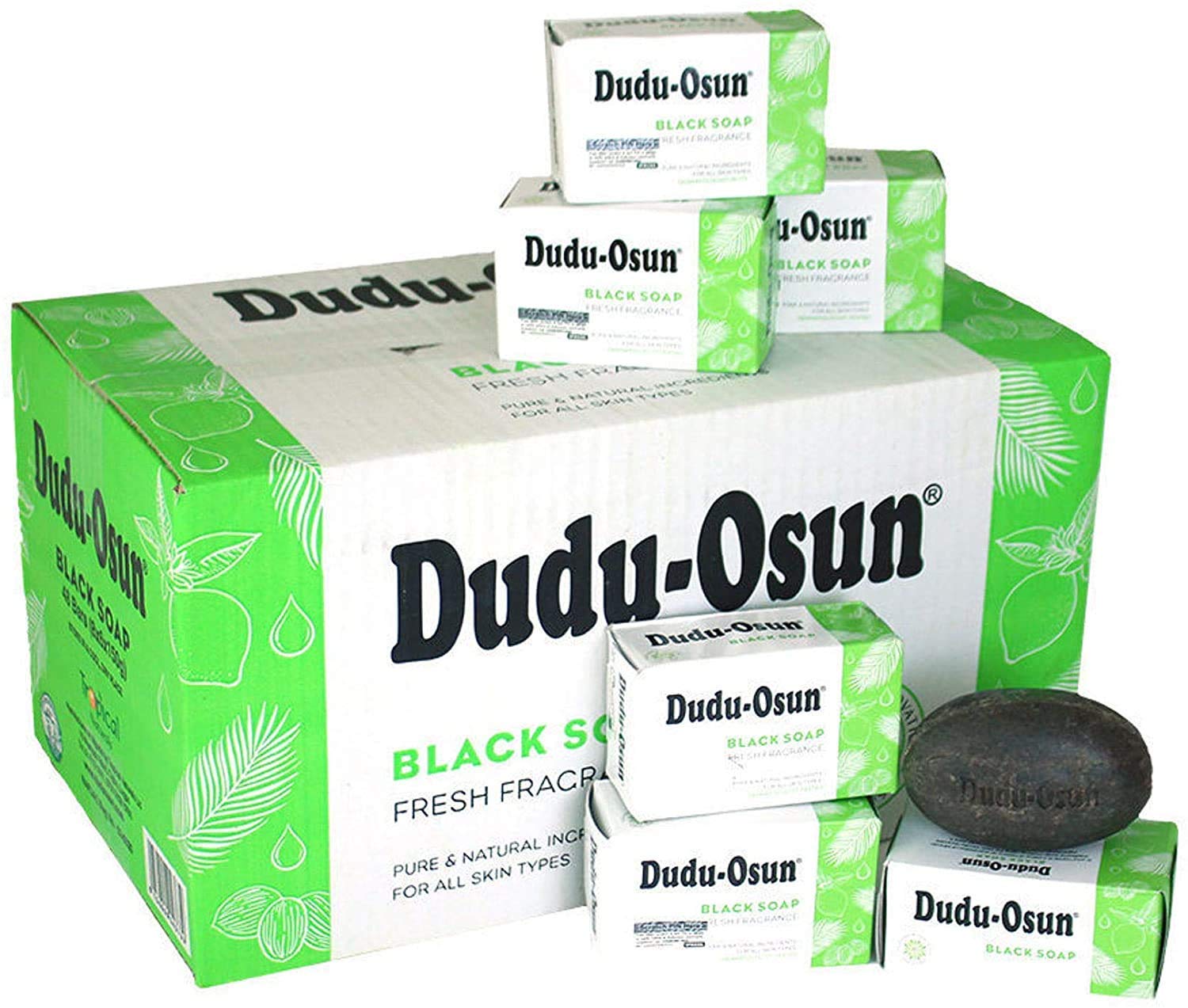 Tropical Naturals Dudu Osun African Black Soap – Original, 48 Count