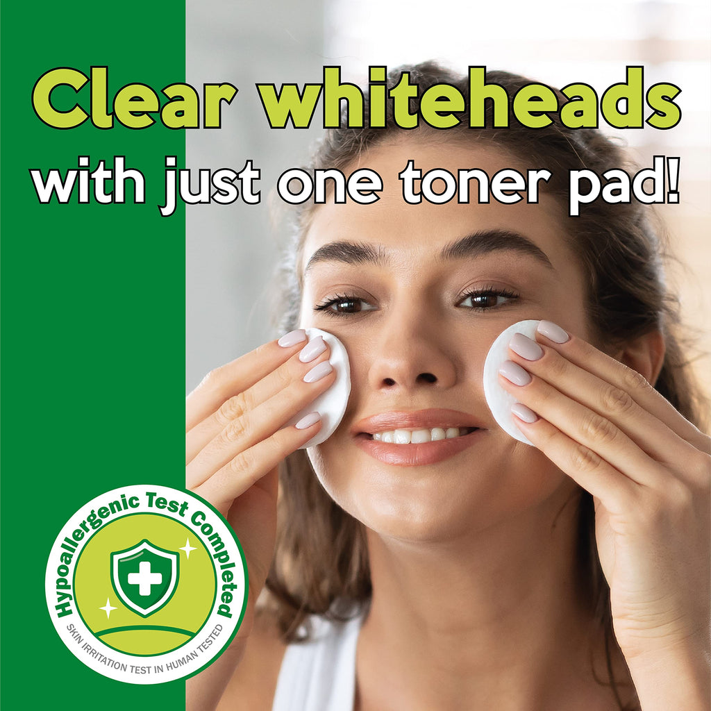 Troubless Clear Toner Pad for Face | Gentle Peeling & Soothing Tea Tree, 60 Pads