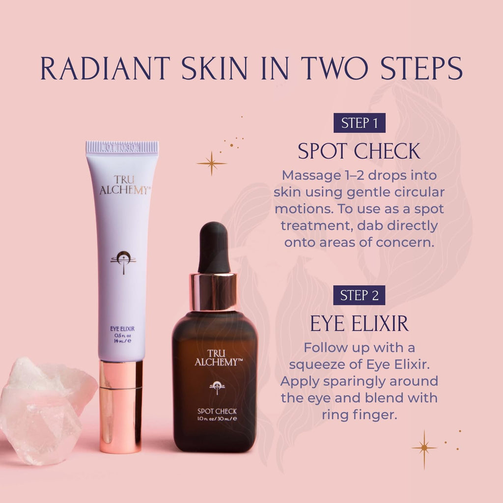 Tru Alchemy Eye Elixir Cooling Eye Treatment Cream - 2-Pack | Caffeine, Hyaluronic Acid, Vitamin C