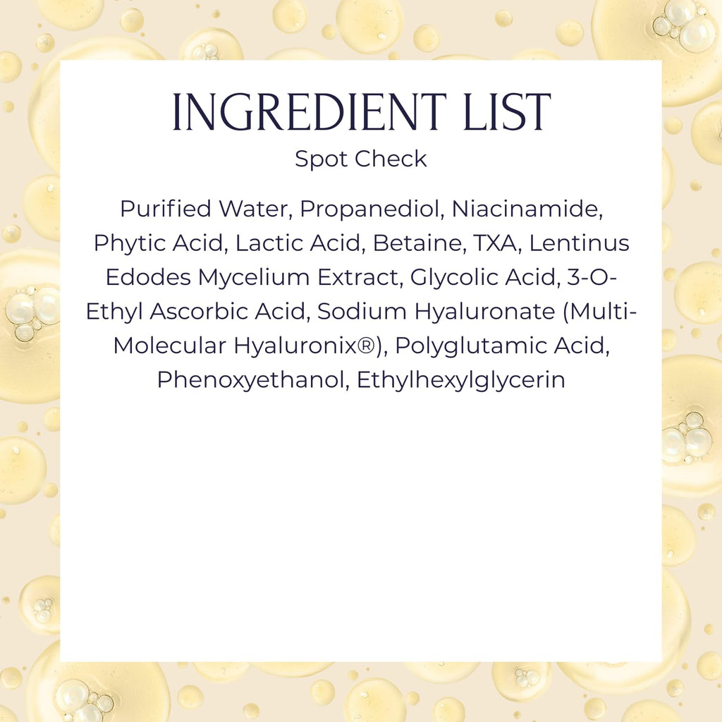 Tru Alchemy Spot Check Dark Spot Remover Serum – Niacinamide & Hyaluronic Acid (1 oz)