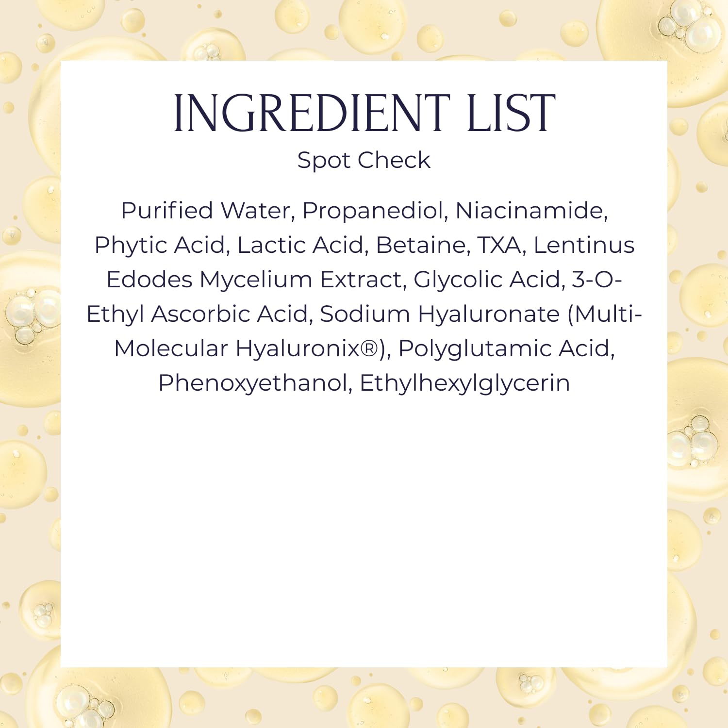 Tru Alchemy Spot Check Dark Spot Remover Serum – Niacinamide & Hyaluronic Acid (1 oz)