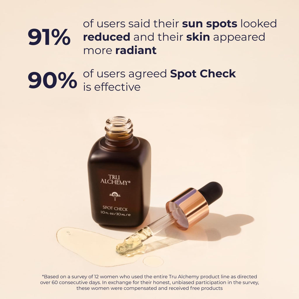Tru Alchemy Spot Check Dark Spot Remover Serum – Niacinamide & Hyaluronic Acid (1 oz)