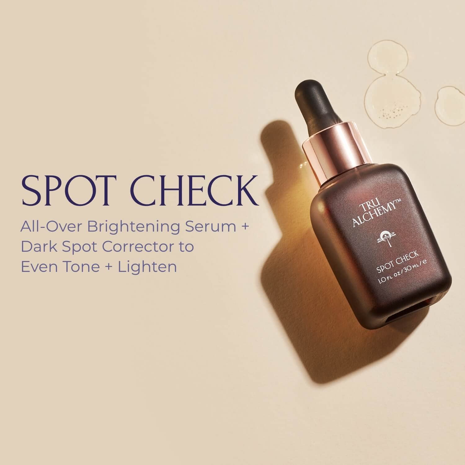 Tru Alchemy Spot Check Dark Spot Remover Serum – Niacinamide & Hyaluronic Acid (1 oz)