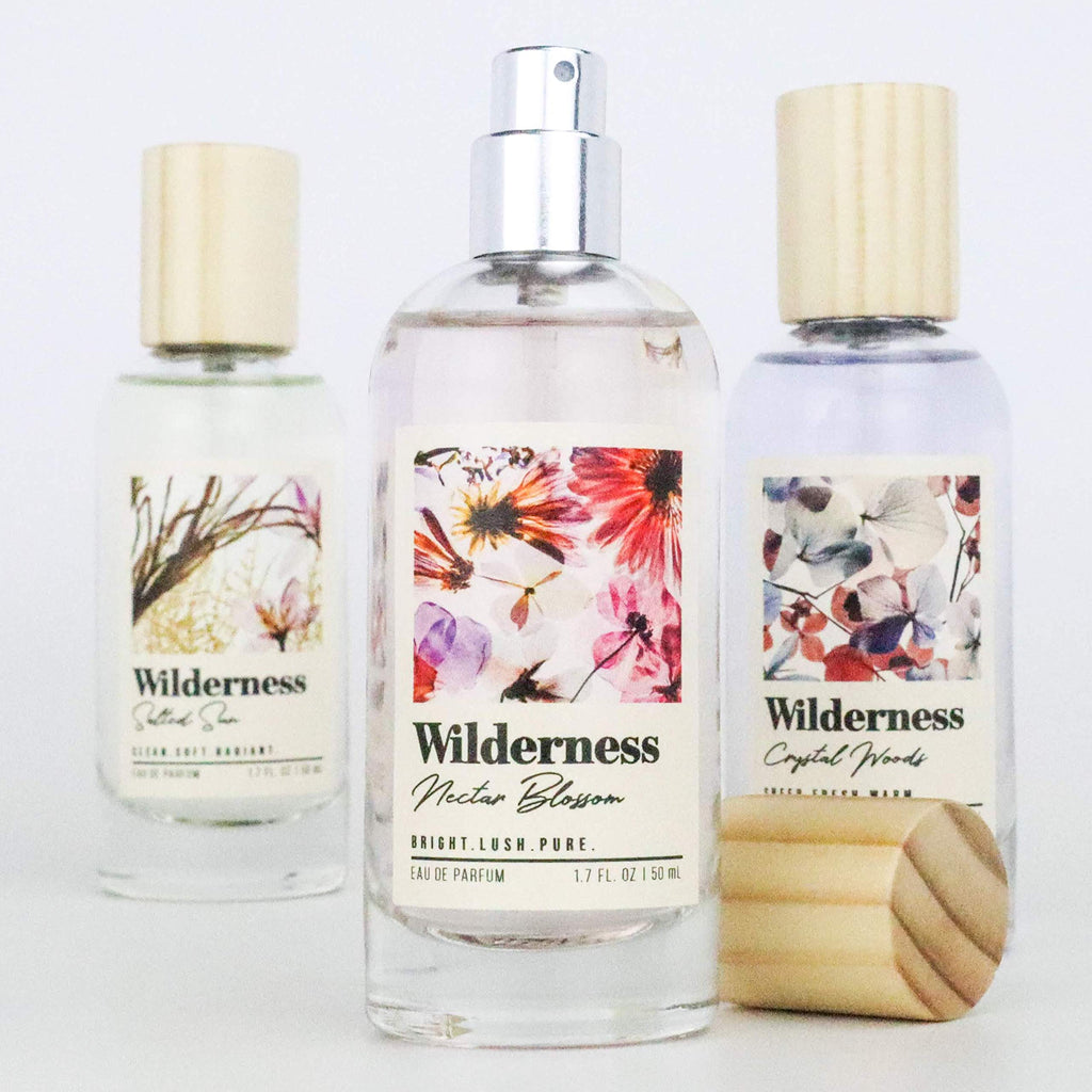 Tru Fragrance Beauty Wilderness Crystal Woods EDP – Fresh Floral Eucalyptus & Cedar
