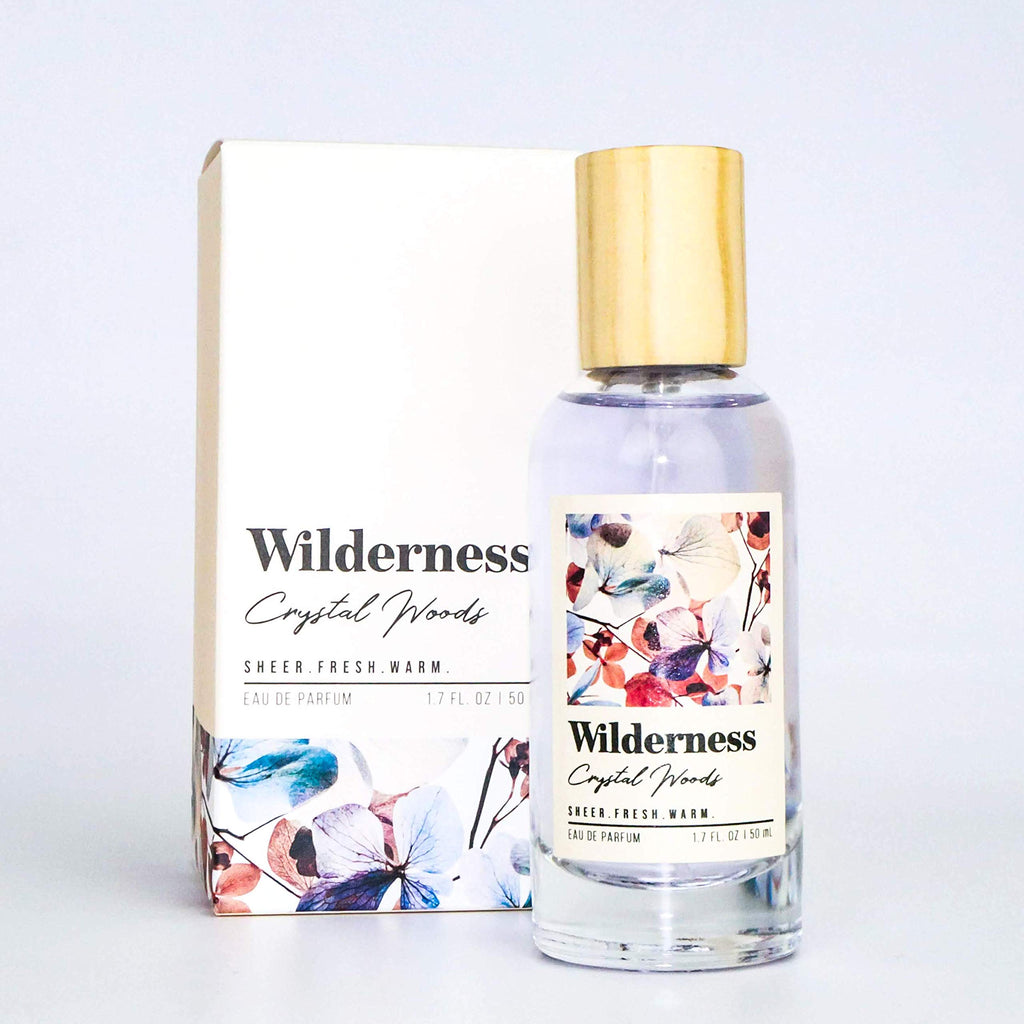 Tru Fragrance Beauty Wilderness Crystal Woods EDP – Fresh Floral Eucalyptus & Cedar