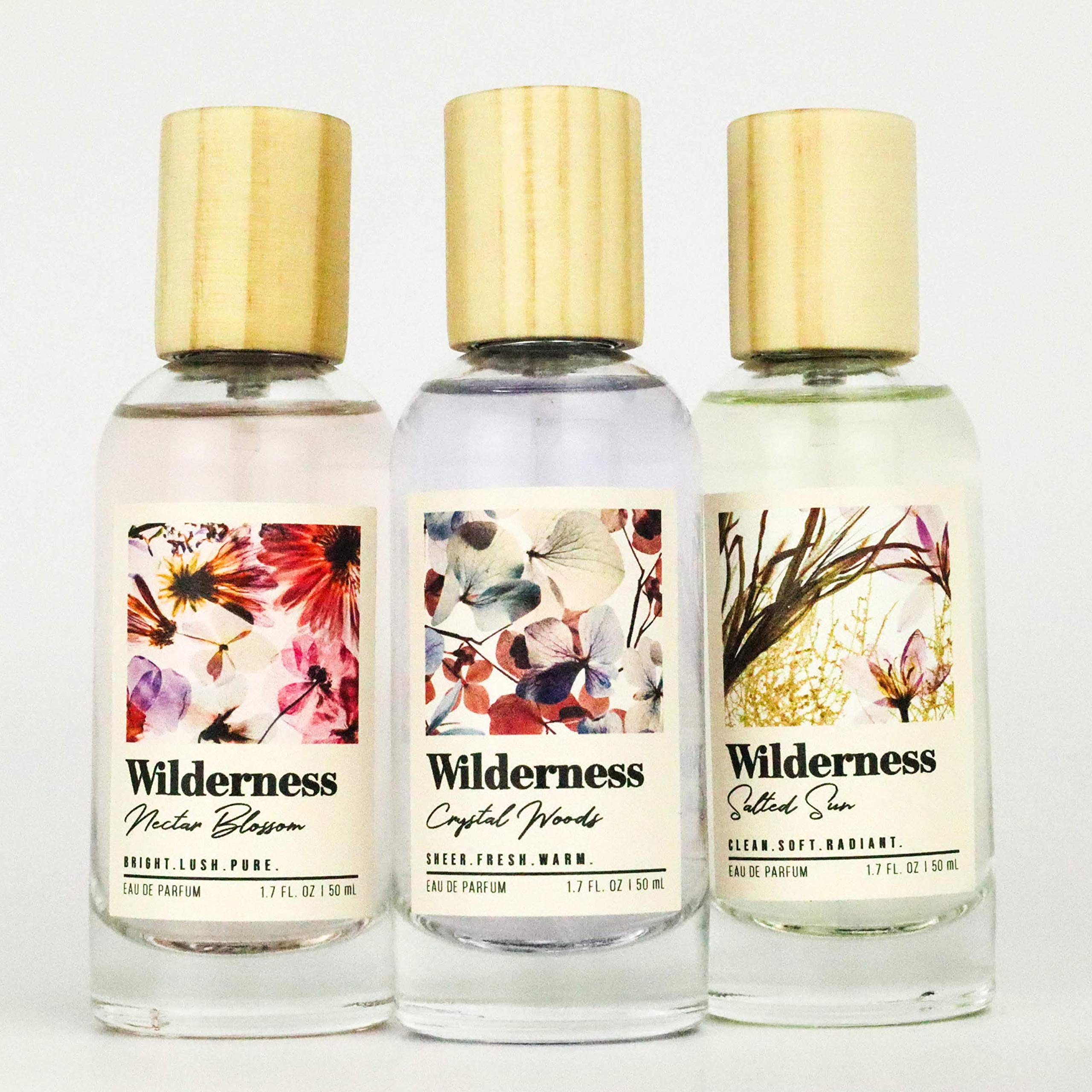 Tru Fragrance Beauty Wilderness Crystal Woods EDP – Fresh Floral Eucalyptus & Cedar