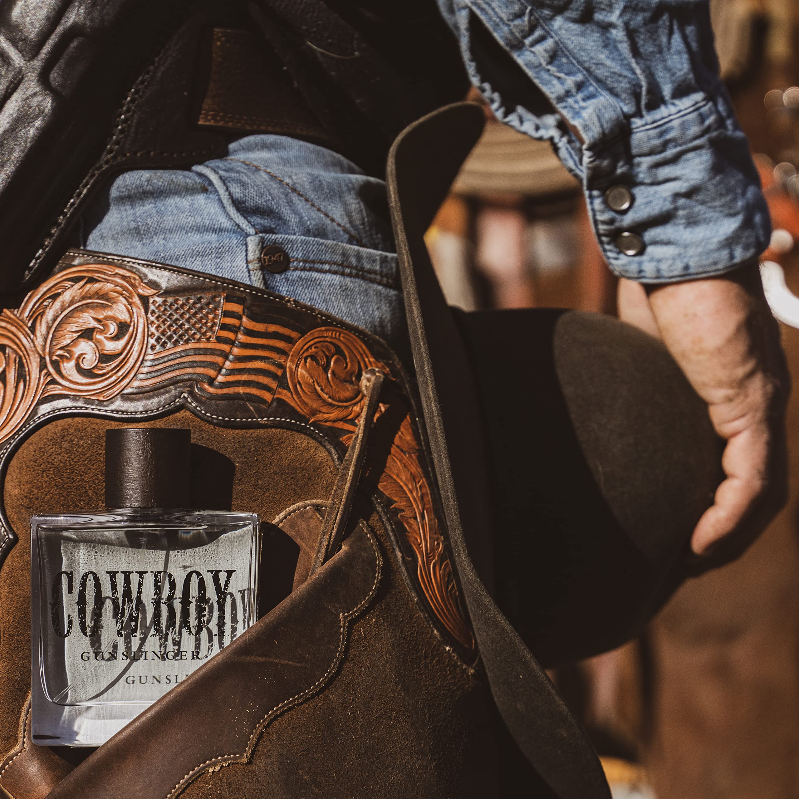 Cowboy Gunslinger Men’s Cologne by Tru Western – Bergamot, Huckleberry & Sage