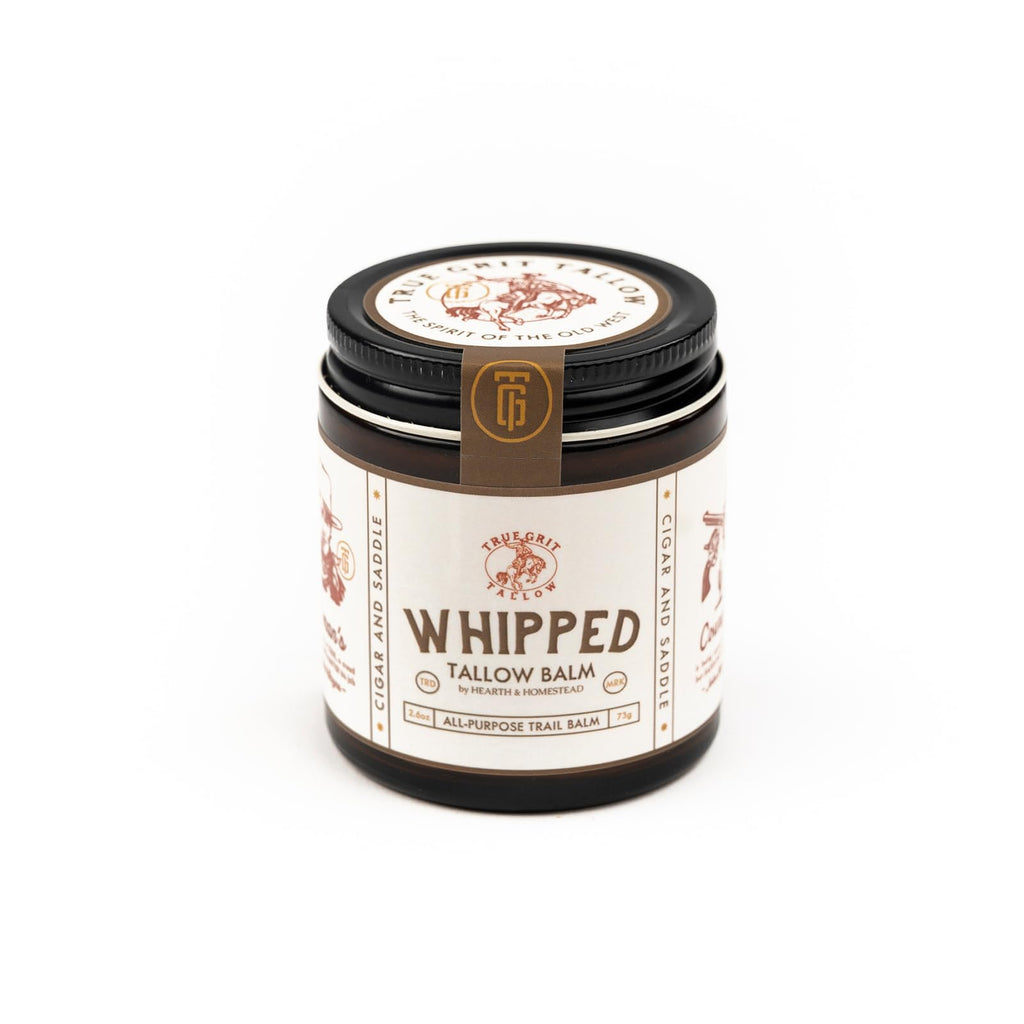 True Grit Tallow – John Wayne Inspired Whipped Balm for Skin | All-Purpose Moisturizer with Beef & Bison Tallow – 2.6 oz