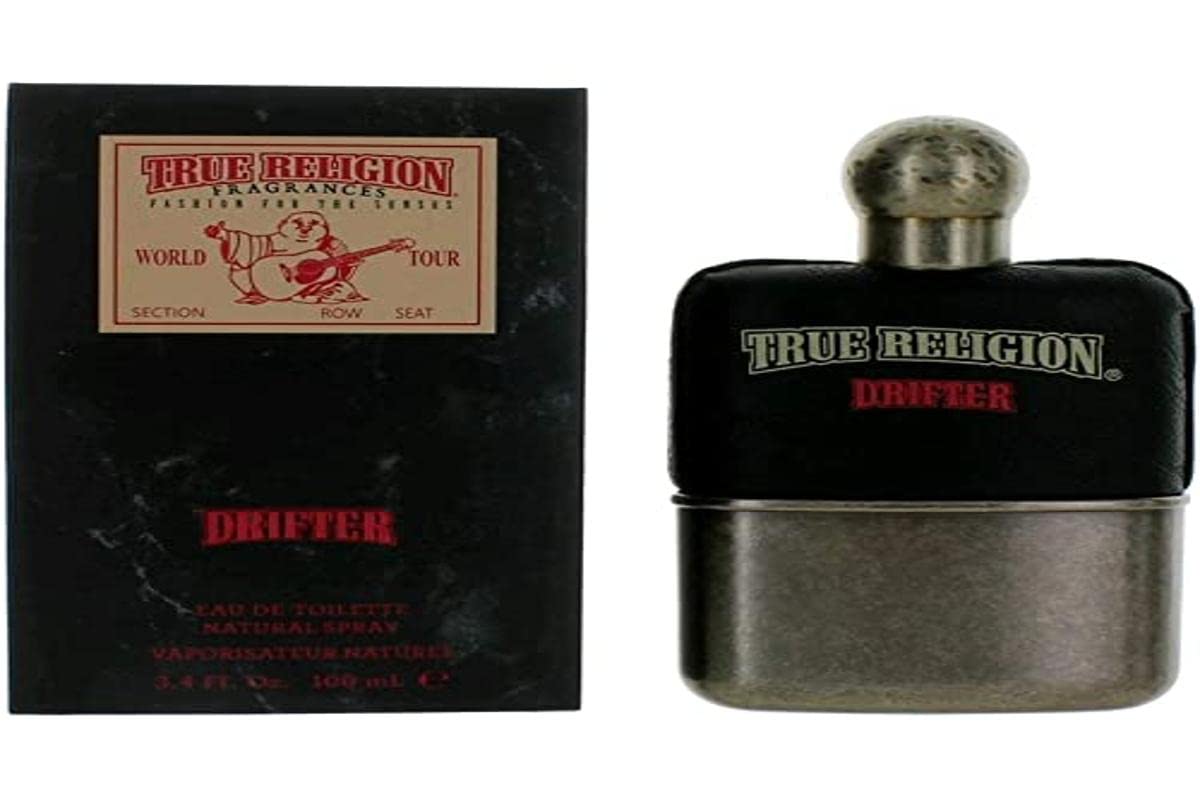 True Religion Drifter Eau de Toilette for Men – 3.4 Oz, Casual Masculine Scent