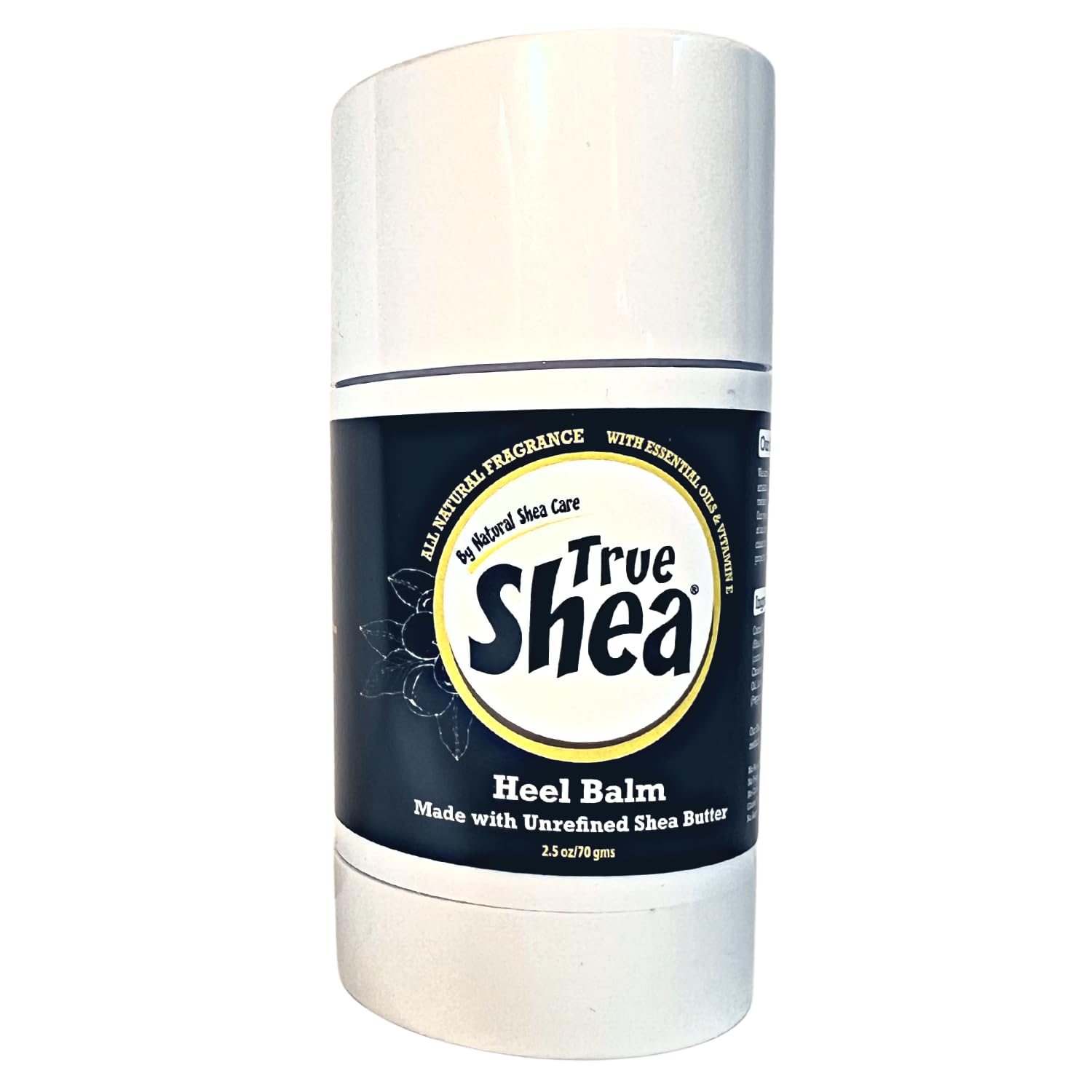 True Shea All-Natural Heel Balm for Cracked Heels & Dry Feet – 2.5 oz