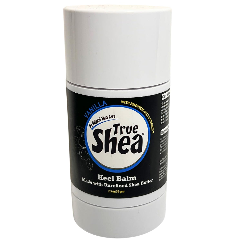 True Shea Heel Balm – Cracked Heel & Dry Foot Moisturizer, 2.5 oz Vanilla