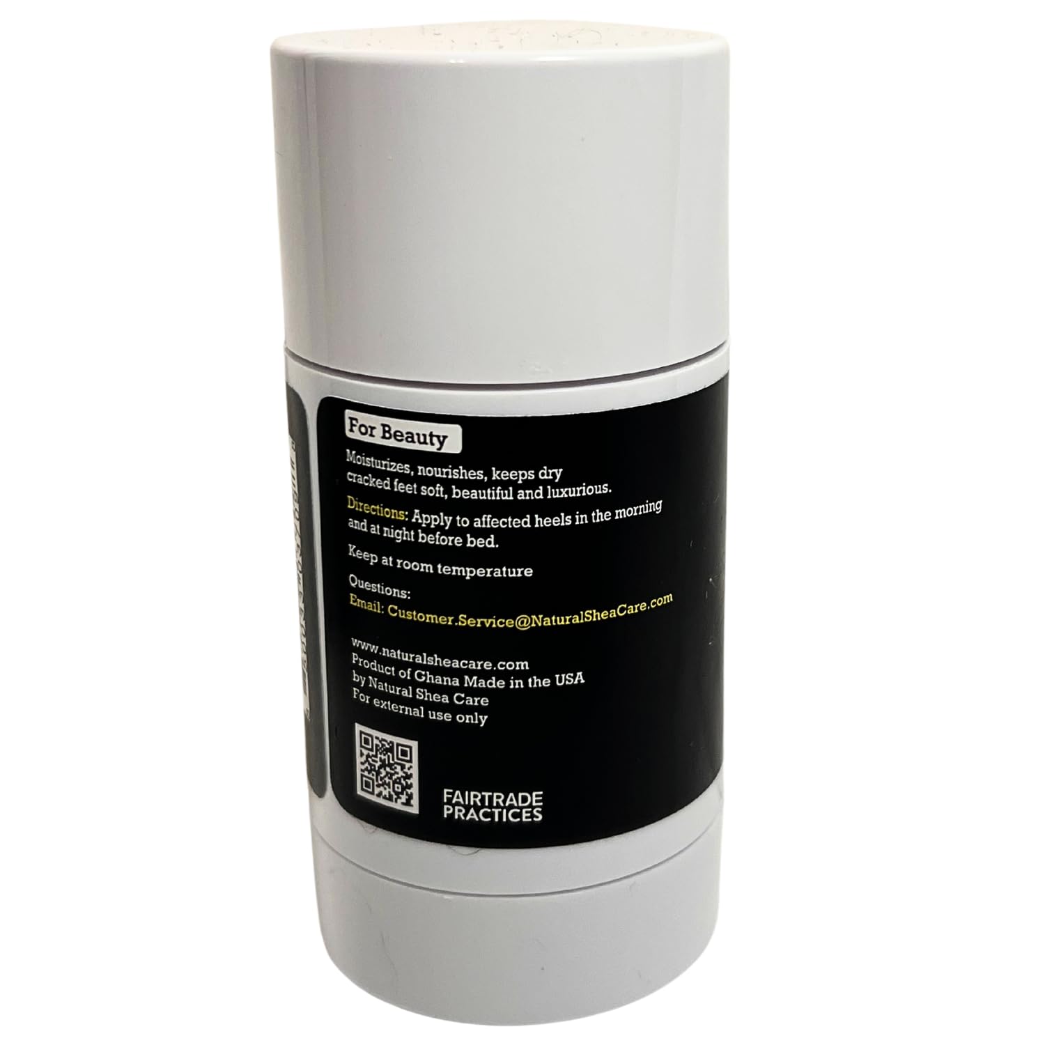 True Shea Heel Balm – Cracked Heel & Dry Foot Moisturizer, 2.5 oz Vanilla