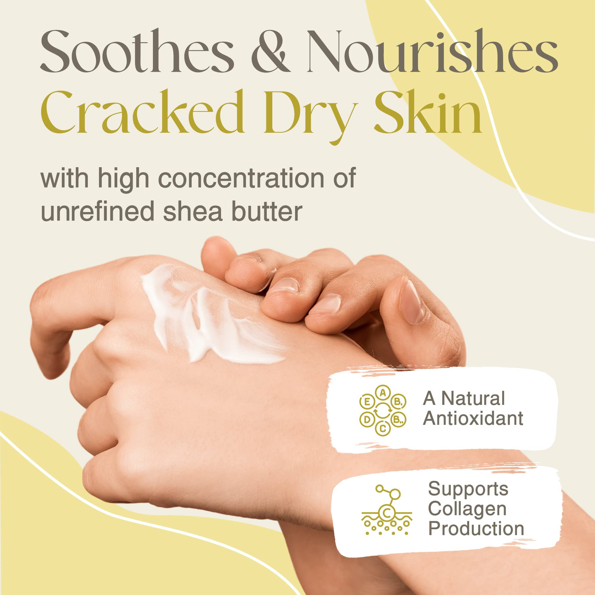 True Shea Moisturizing African Whipped Shea Butter – All-Natural Unscented, 8 oz