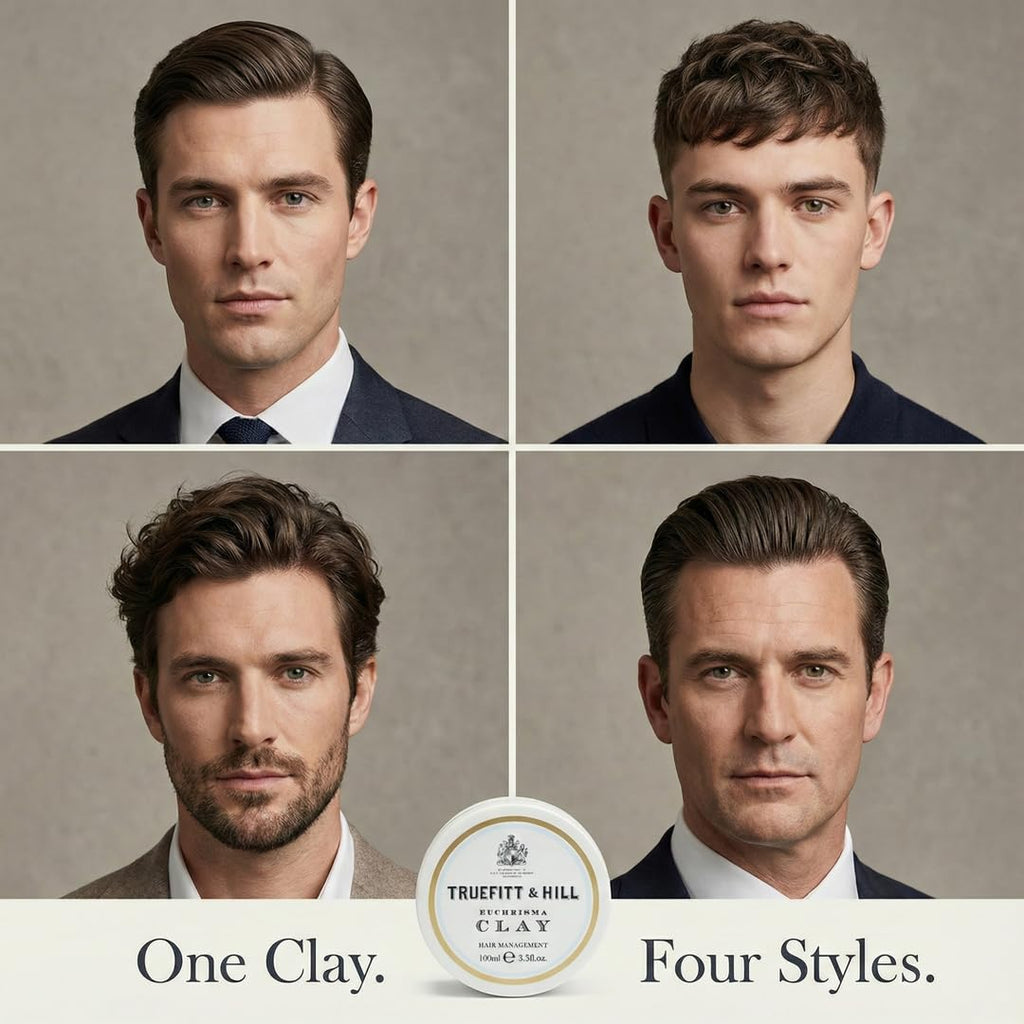 Truefitt & Hill Euchrisma Clay – Matte Texture for Short, Fine Hair