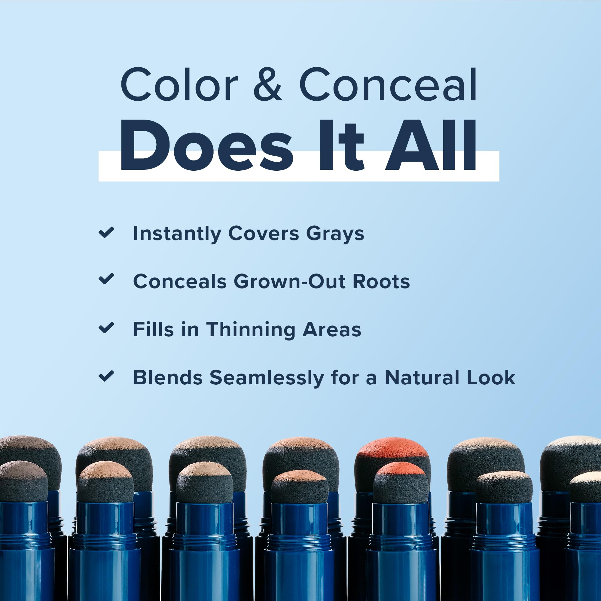 TRUHAIR Jumbo Color & Conceal Waterproof Root Touch Up – Auburn