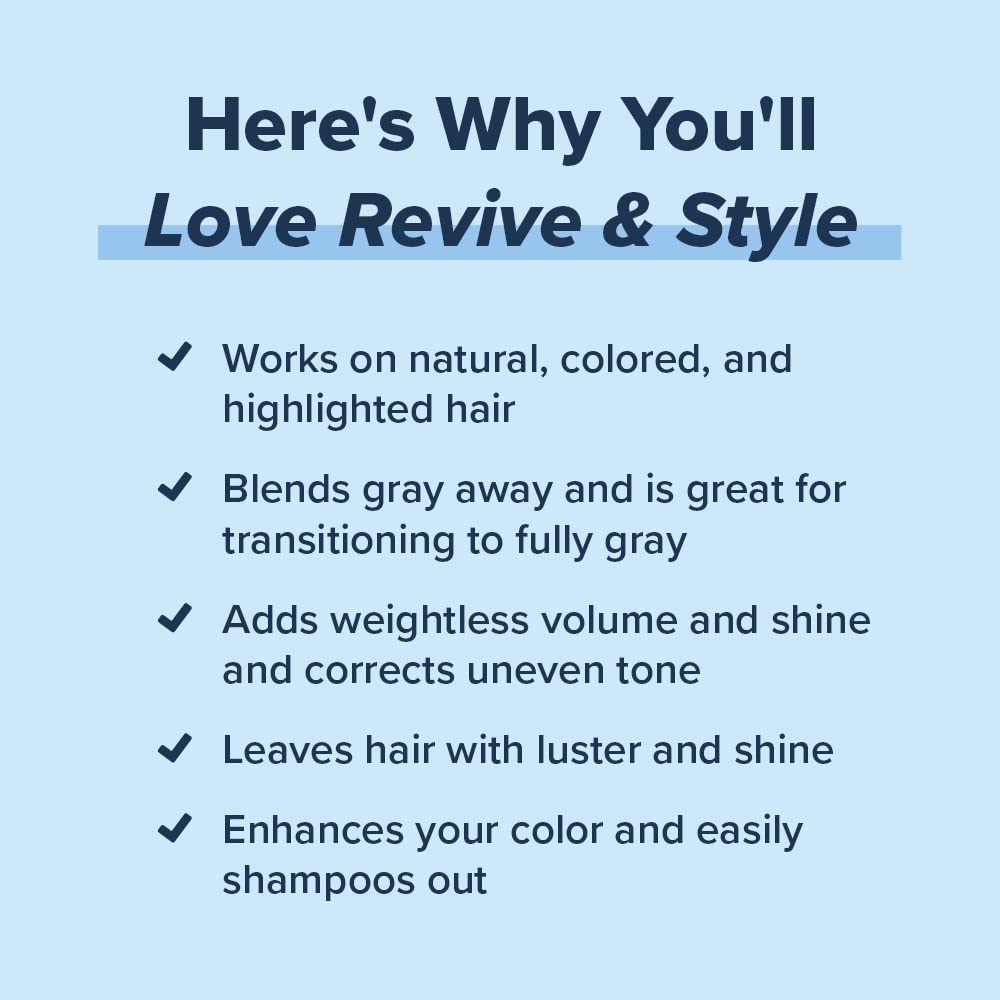 Truhair Revive Color Mousse Silver – Temporary Hair Color & Shine