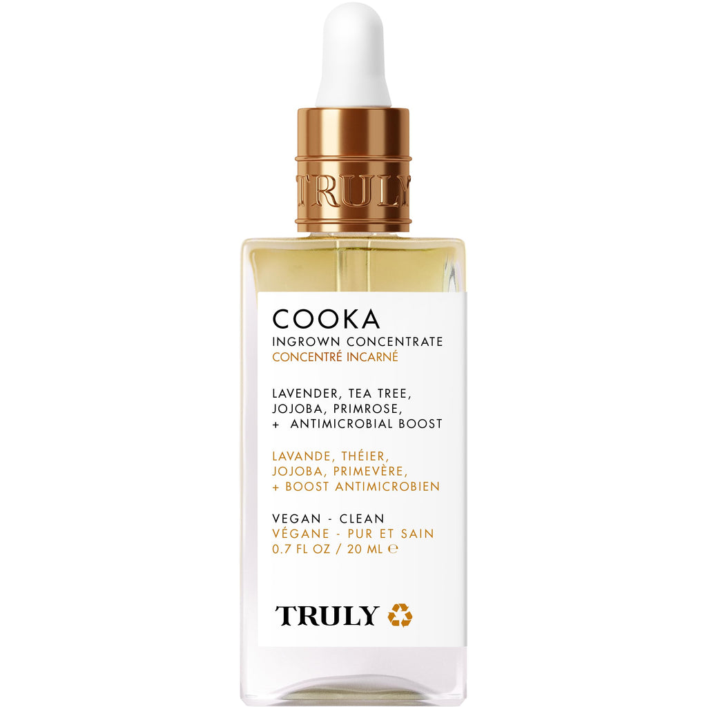 Truly Cooka Concentrate: Ingrown Hair Relief Serum with Jojoba, Lavender & Tea Tree