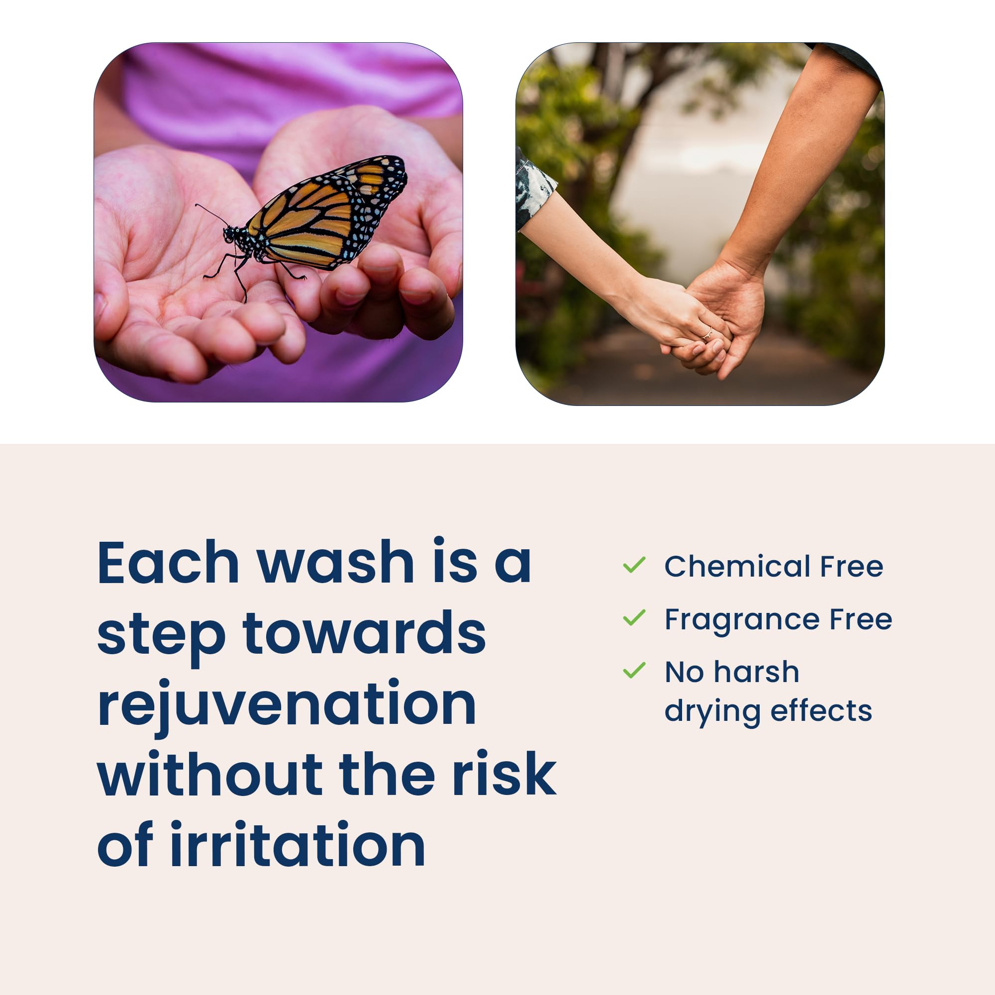 Truly Free Aloe Unscented Hand Soap — 10x Concentrated Aloe, Reusable Dispenser & Refill Pouches